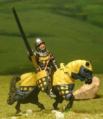 M2a Later Medieval: Mounted Knight c.1330 in Round Open Face Helm