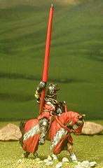 M2d Later Medieval: Mounted Knight c.1340 in Helmet with Open Visor