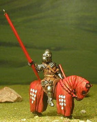 M3b Later Medieval: Mounted Knight c.1350 in Bull-nose Helm