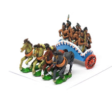 MEPA40 Classical Indian: Four horse Chariot with two drivers, two archers & two javelinmen