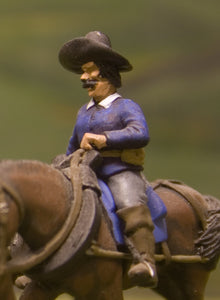 MFD1 30 Years War / English Civil War rider for draught horse with saddle