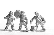 MFPE13 Medieval serfs with baggage