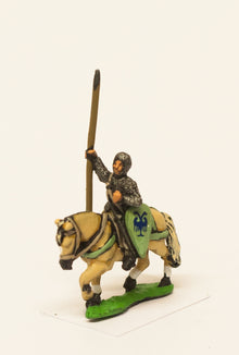 MID19 Mounted Sergeants, in Assorted Helms & Mail Coat, with Kite shield & Lance on Unarmoured Horse