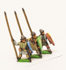 MID32 Medium Infantry in assorted helms with Long Spear & Kite Shield