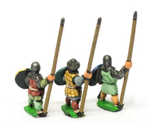 MID36 Heavy Infantry in assorted helms with Long Spear & Round Shield