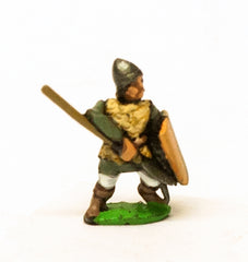 MID47 Heavy Spearmen with Large SHield, in Scale Corselet & Pointed Helm