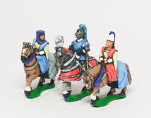 MER53c Early Renaissance: Command: King / General & two Mounted Ladies 1450-1500AD