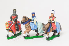 MID67c Command: King / General & two Mounted Ladies 1150-1300AD