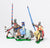 MID68f Command: Mounted Lady with two Bodyguards 1360-1400AD