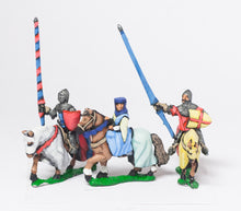 MID68f Command: Mounted Lady with two Bodyguards 1360-1400AD