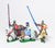 MID68f Command: Mounted Lady with two Bodyguards 1360-1400AD