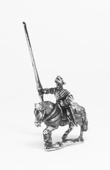 MER9a Late Medieval: Knights, 1420-1480AD in Full Plate & Sallet with Lance, on Unarmoured Horse