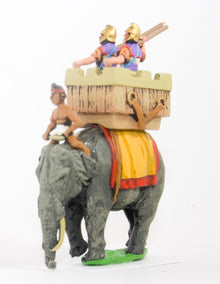 MEPA24 Macedonian: Elephant with driver & howdah with two Javelinmen