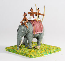 MEPA37 Classical Indian: Elephant with driver & two archers
