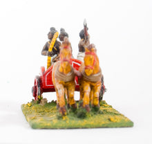 MEPA39 Classical Indian: Two horse Chariot with driver, archer & javelinman
