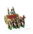 MPA81 Carthaginian: 4 horse Chariot with driver & two javelinmen