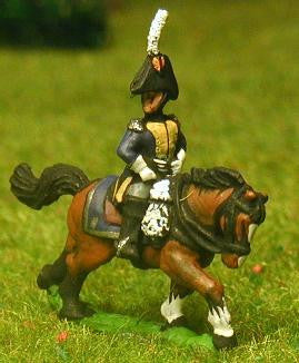 NDG12 Dutch Belgian 1814-15: Command: Carabinier Officer, Standard Bearer and Trumpeter