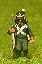 NDG7 Dutch Belgian 1814-15: Belgian Fusileer at attention