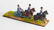 NE10 British: Limber with seated gunner, four horses & two drivers