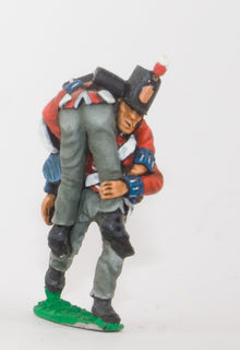 NS20 Character: British Infantryman carrying a casualty in Stovepipe Shako
