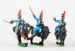 NSS20 Spanish Cavalry: Command: Hussar Officer, Standard Bearer and Drummer