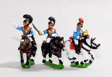 NV21 Bavarian 1805-14: Command: Cuirassier Officer, Standard Bearer & Trumpeter