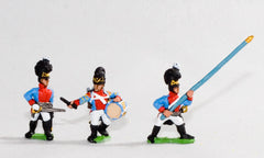 NV9 Bavarian 1805-14: Line Grenadiers or Jagers: Command: 2 Officers, 2 Drummers, 2 Standard Bearers