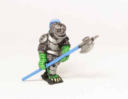 FAN44 Scaley Orc: Armoured Halberdier