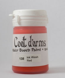 138 Ink Wash: Red
