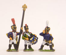 PN16 French: Command: Officer, Standard Bearer & Drummer advancing