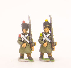 PN20 French: Line Grenadier or Voltigeur in Greatcoat, advancing