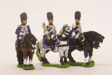 PN37 French: Command: Mounted Grenadier Officer, Standard Bearer & Trumpeter