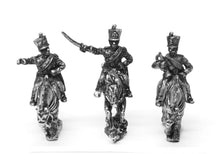 PN39 French: Cavalry: Command: Chasseur Officer, Standard Bearer & Trumpeter