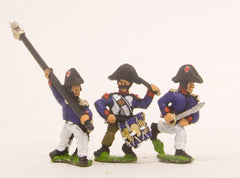 PN49 French: Old Guard: Command: in Campaign dress & Chapeau, charging