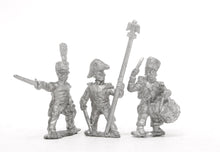 PN51 French: Middle Guard 1806-1814: Command: Fusiliers Chasseurs Officers, Standard Bearers & Drummers