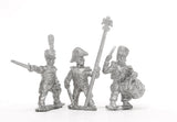 PN51 French: Middle Guard 1806-1814: Command: Fusiliers Chasseurs Officers, Standard Bearers & Drummers