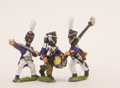 PN53 French: Middle Guard 1806-1814: Command: Fusiliers Grenadiers Officers, Standard Bearers & Drummers