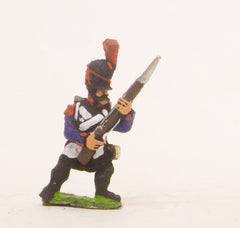 PN60 French: Line Infantry 1793-1806: Grenadier in Bicorne, advancing with Musket at 45 degrees