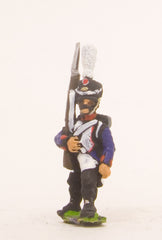 PN63 French: Line Infantry 1806-1812: in Shako, advancing with Musket upright