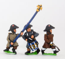 PN75 French: Line Infantry 1806-1812: Command: Officer, Standard Bearer & Drummer in Greatcoat & Bicorne