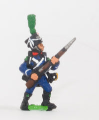 PN79 French: Light Infantry (Leger): Carabinier, Chasseur or Voltiguer in Shako with front plume