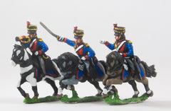 PNB20 British Cavalry: Command: Light Dragoon Officer, Standard Bearer & Bugler