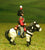 PNB30 British Cavalry 1800-13: Command: Heavy Cavalry Officer, Standard Bearer & Trumpeter in Bicorne