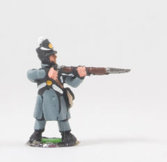 PNB4a British 1814-15: Line or Flank Coy in Greatcoat firing