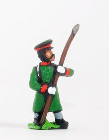 PNR27 Russian: Militia in Greatcoat & Cap with Pike