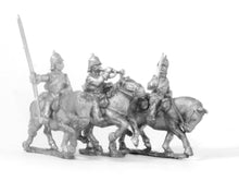 PO36 Prussian: Cavalry: Command: Cuirassier Officer, Standard Bearer & Trumpeter