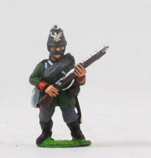 PO8 Prussian: Jager: Advancing, Rifle 45 degrees