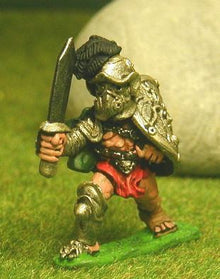 Q130 Gladiator: in Helmet, with Shield & Sword