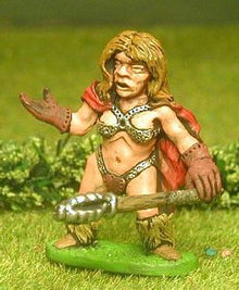 Q23 Amazon Warriors: Female Assasin with 2 weapons