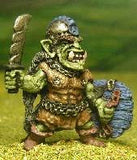 Q33 Orc: in Leather & Chains, with Shield & Cutlass